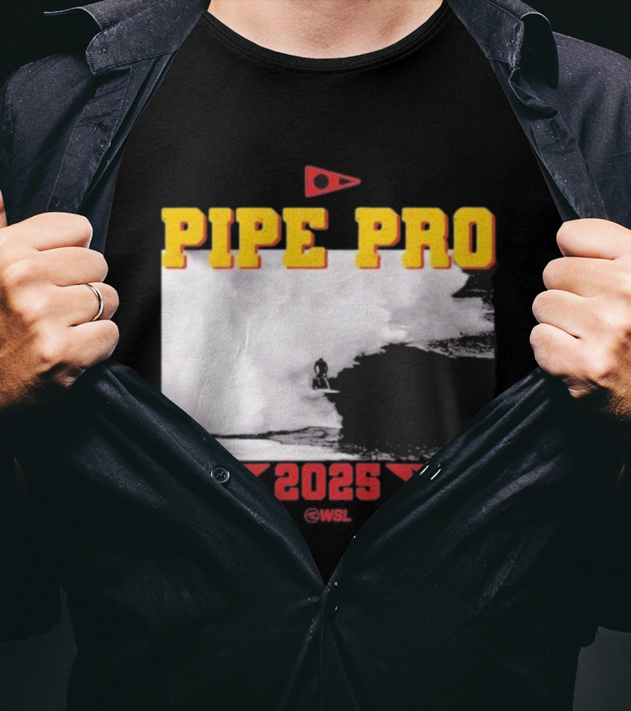 Florence Marine X Pipe Pro 2025 North Shore Oahu Hawaii WSL T-Shirt