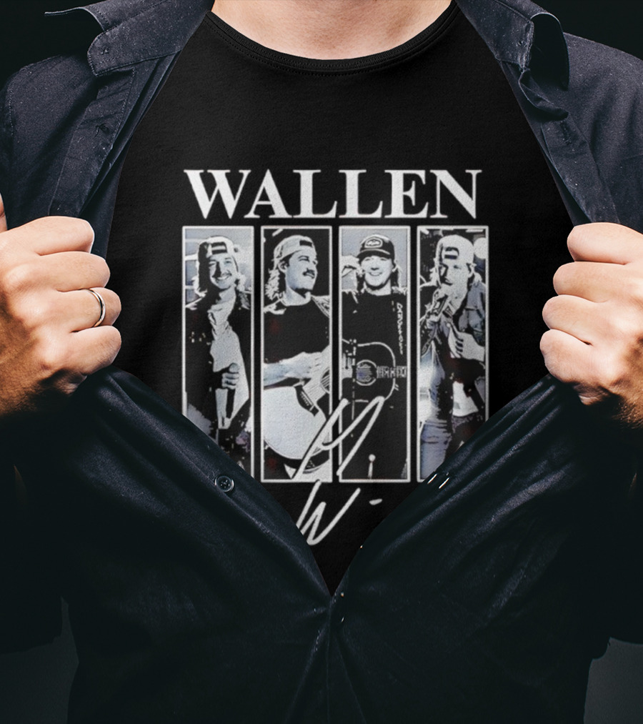 Morgan Wallen Still The Problem Tour 2026 Signature With Multiple Photos T-Shirt