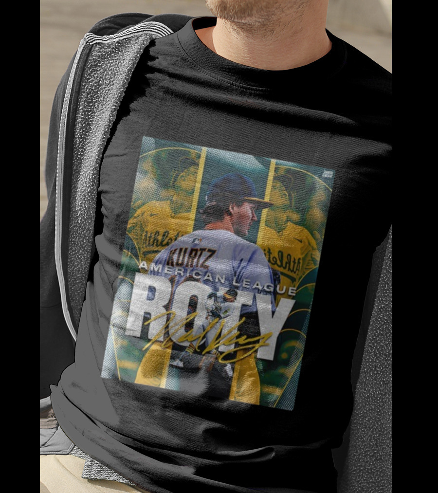 Kurtz American League ROTY Athletics Signature T-Shirt