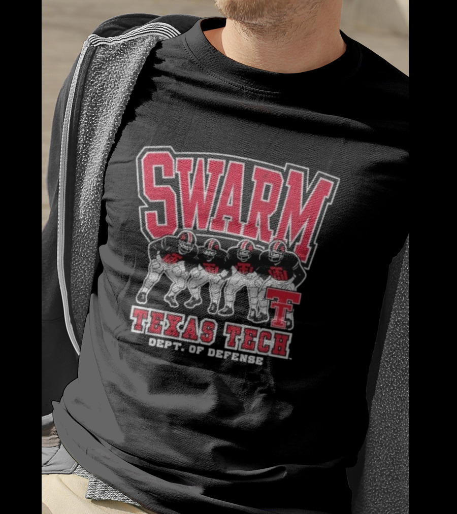 Texas Tech Swarm Dept Of Defense Red Raiders T-Shirt