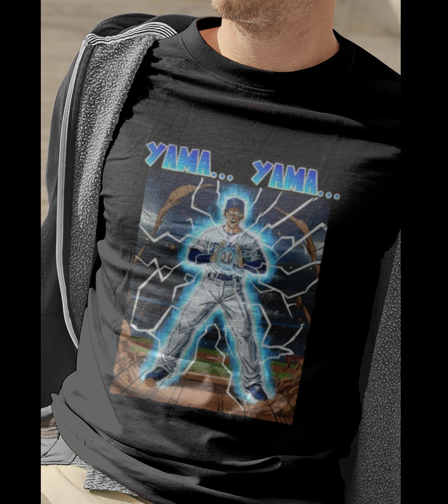 Yoshinobu Yamamoto Yama Yama Anime Los Angeles Dodgers MLB Baseball T-Shirt