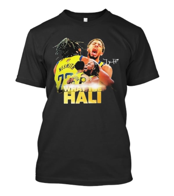 Tyrese Haliburton Hug Aaron Nesmith What The Hali Indiana Pacers 2025 T-Shirt