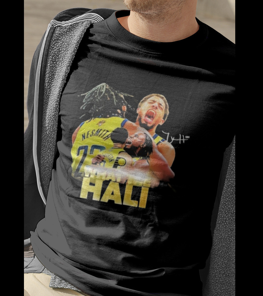 Tyrese Haliburton Hug Aaron Nesmith What The Hali Indiana Pacers 2025 T-Shirt