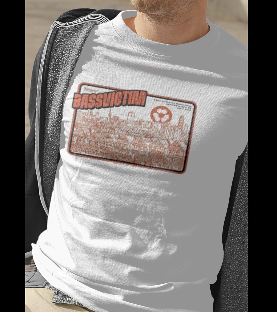 Bassvictim Brick & Mortar Music Hall San Francisco CA Nov 7 2025 Skyline Illustration T-Shirt