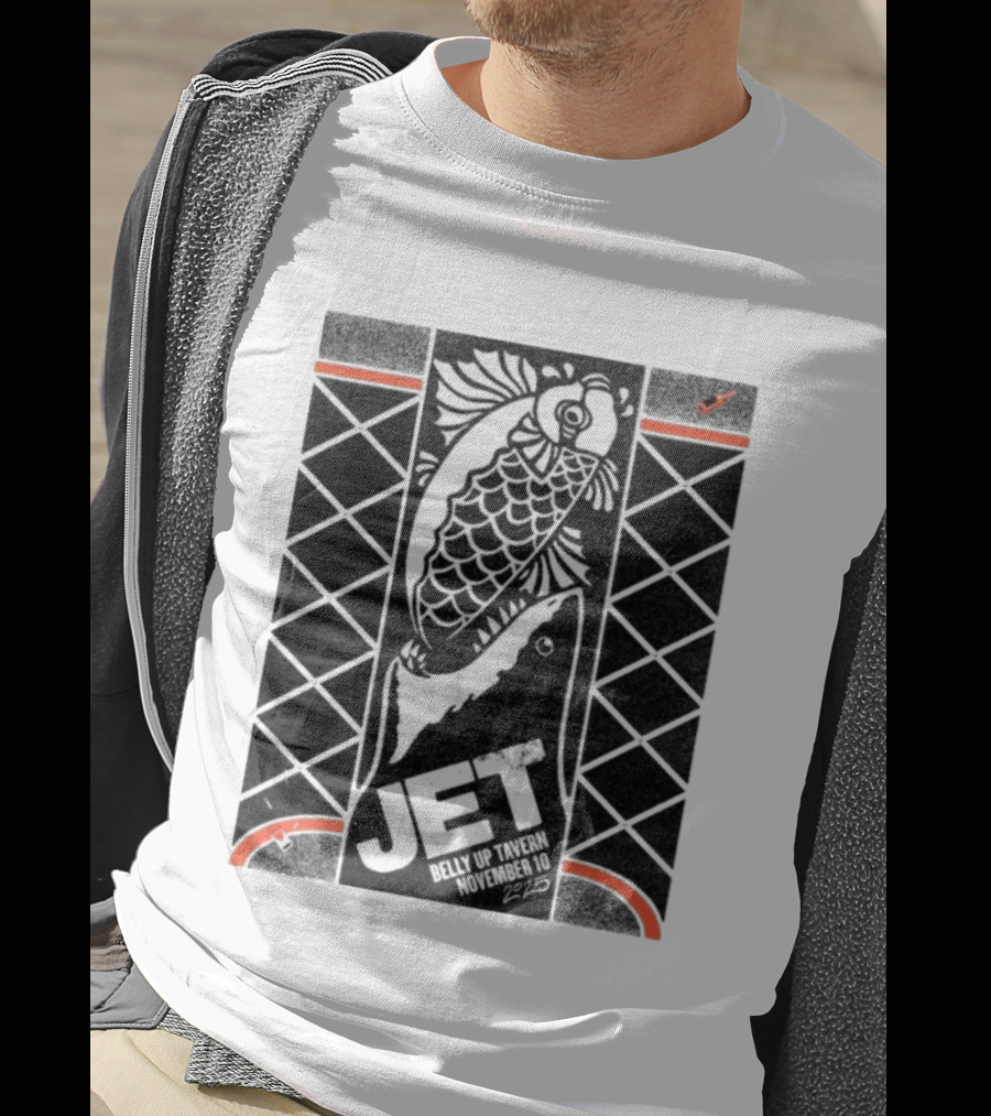 JET Fish Belly Up Tavern November 10 2025 T-Shirt