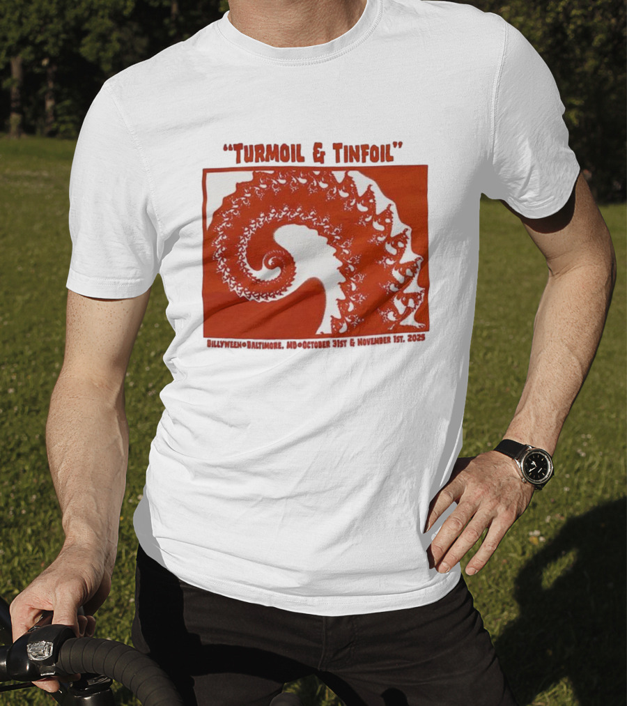 Turmoil And Tinfoil Intricate Spiral Pattern Billyween Baltimore T-Shirt
