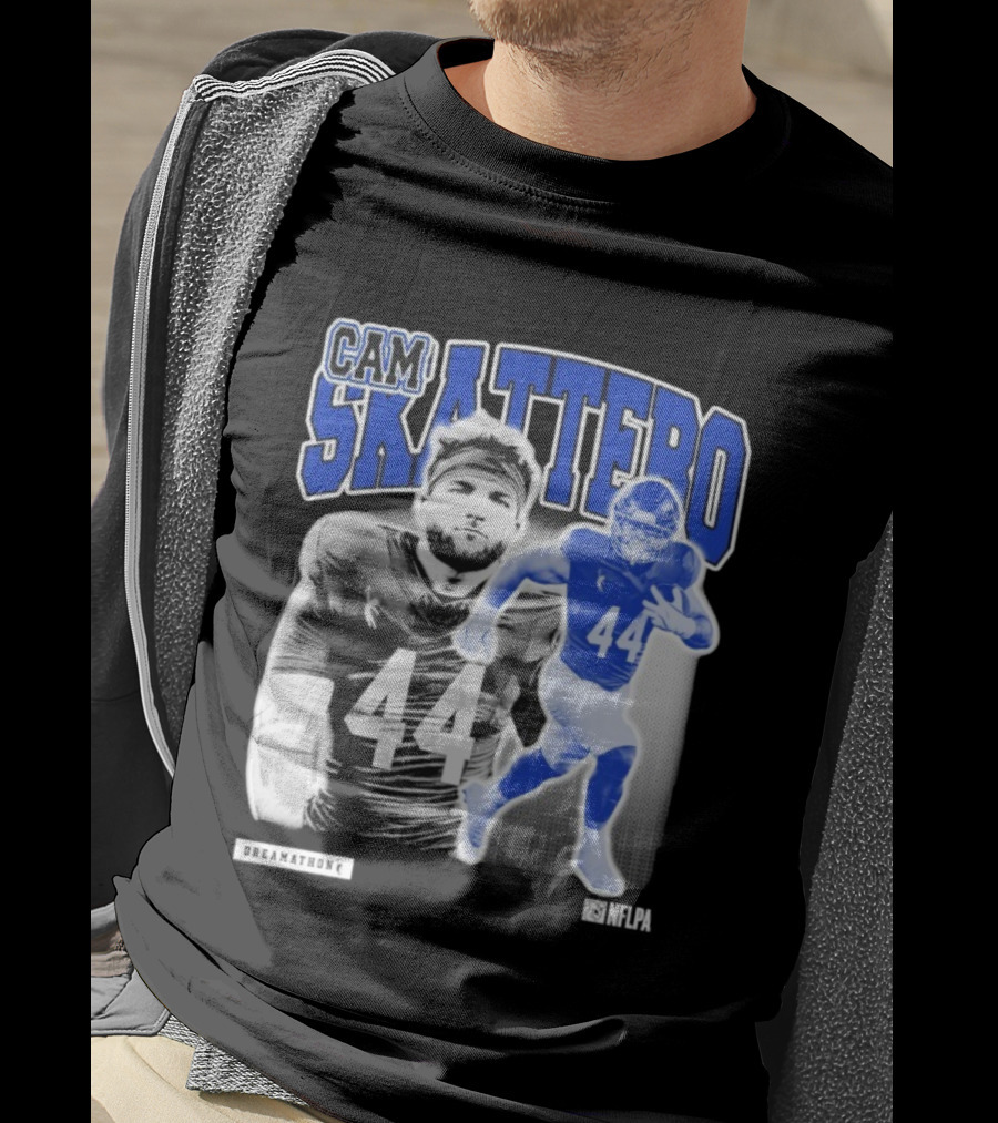 CAM Skattebo NFLPA Dreamathon Football Player 44 T-Shirt