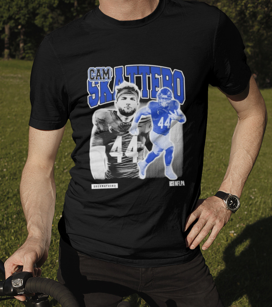 CAM Skattebo NFLPA Dreamathon Football Player 44 T-Shirt