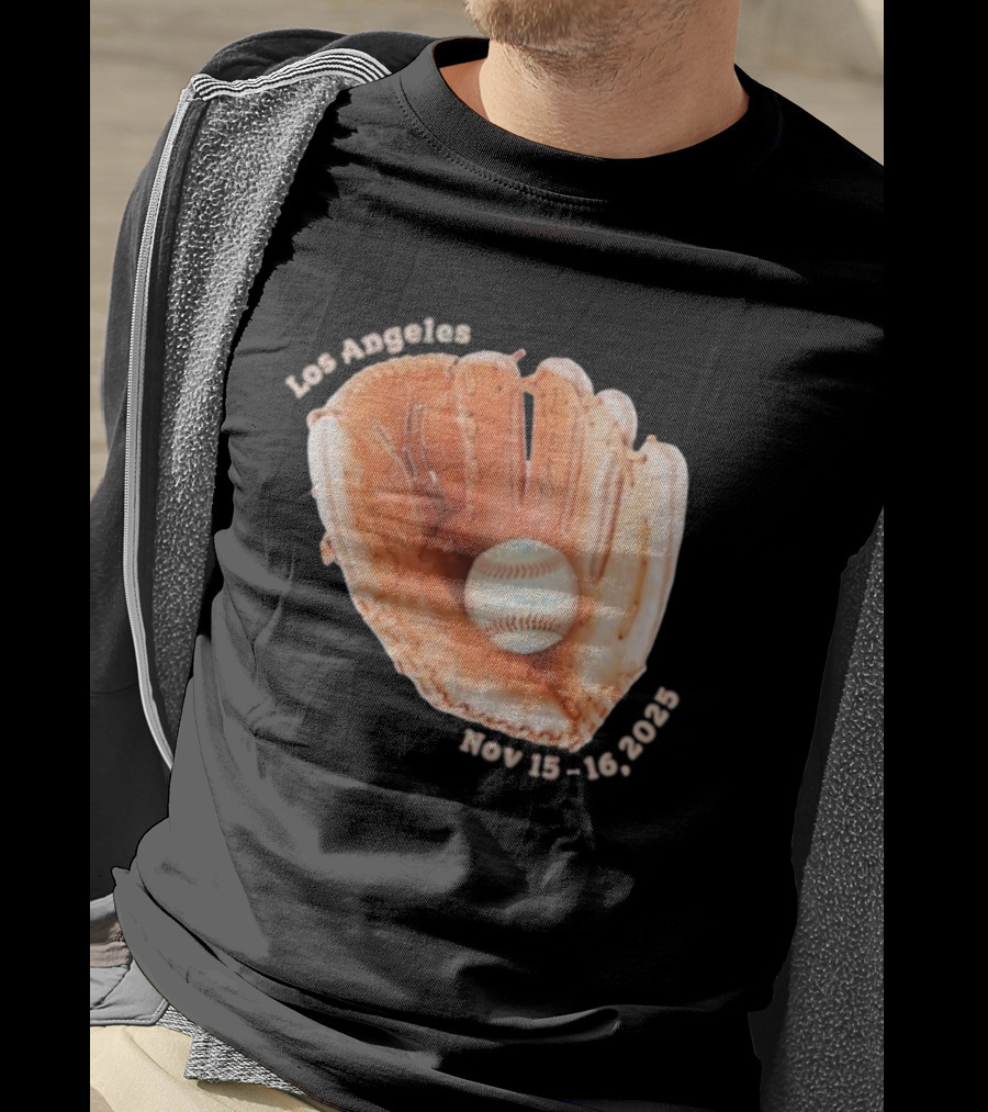 Camp Flog Gnaw Dodgers Stadium Nov 15 16 2025 Event Baseball Glove T-Shirt