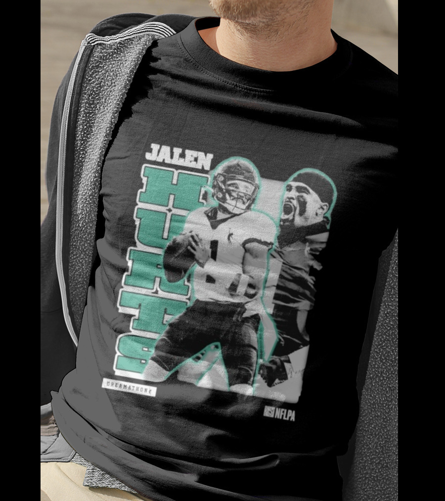 Jalen Hurts Dreamathon Philadelphia Eagles NFLPA Philly Football T-Shirt