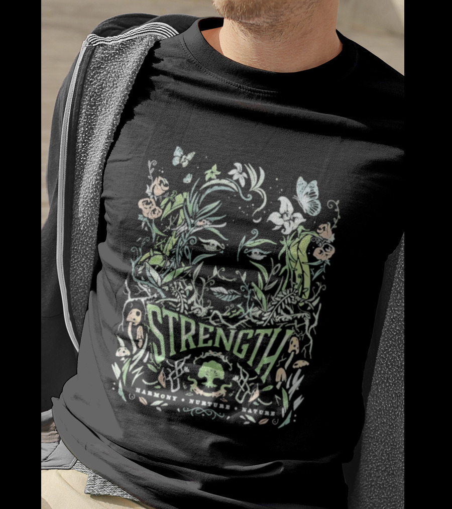 Strength Magic The Gathering Harmony Nurture Nature Mana Grail T-Shirt