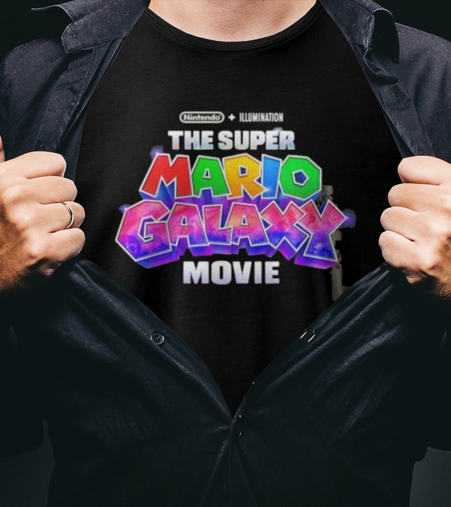 Nintendo Illumination The Super Mario Galaxy Movie 2025 Adventure T-Shirt