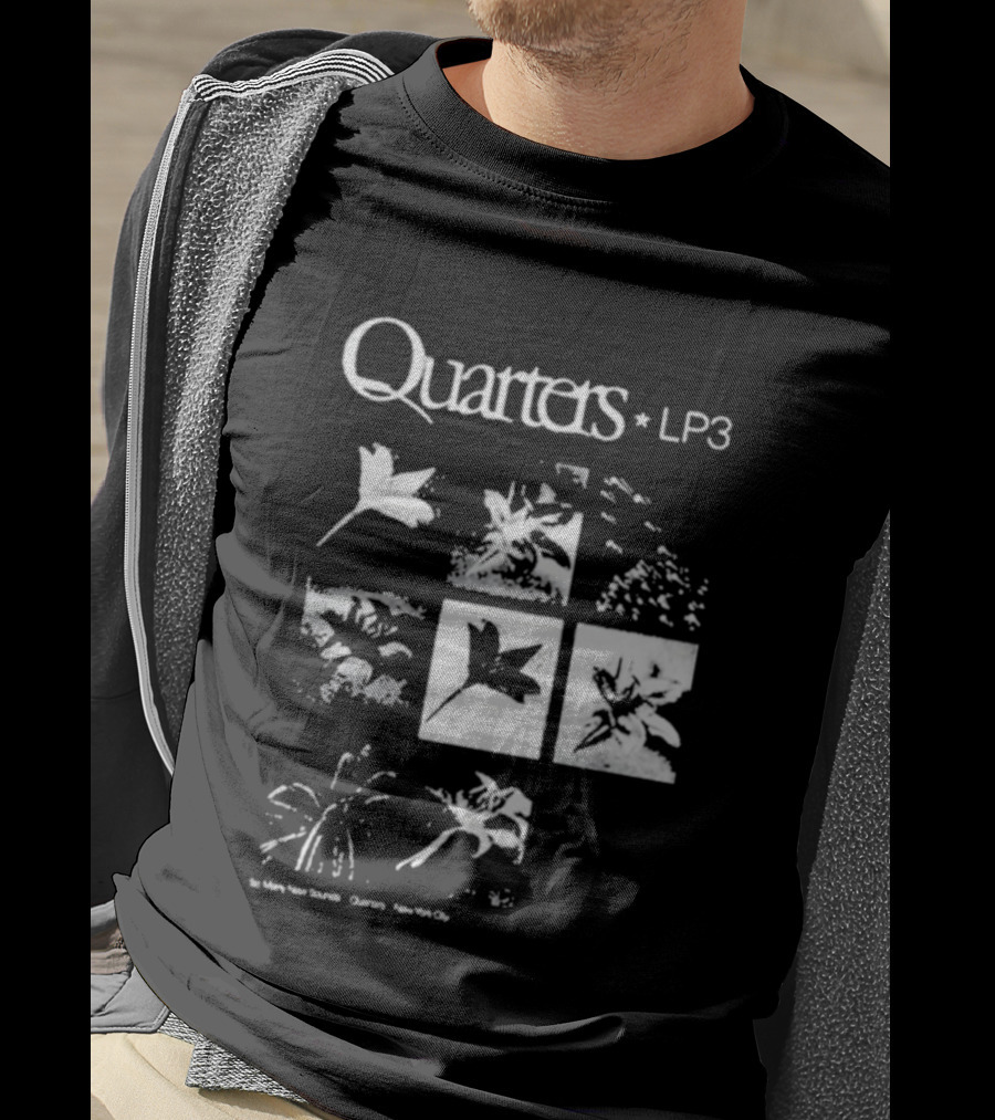 Quarters LP3 Flower Botanical Frames By The Departed Proceeds By Annie Hamilton T-Shirt