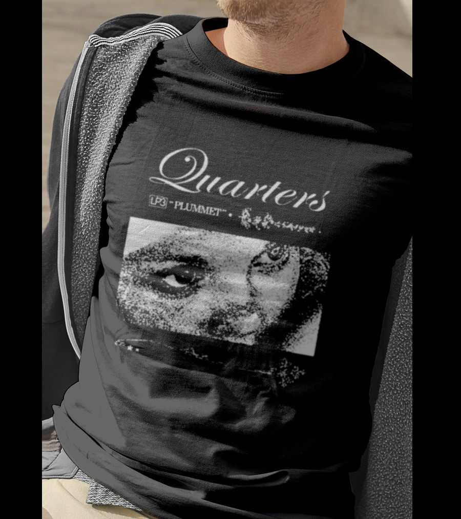 Quarters Plummet Eye Illusion Art T-Shirt