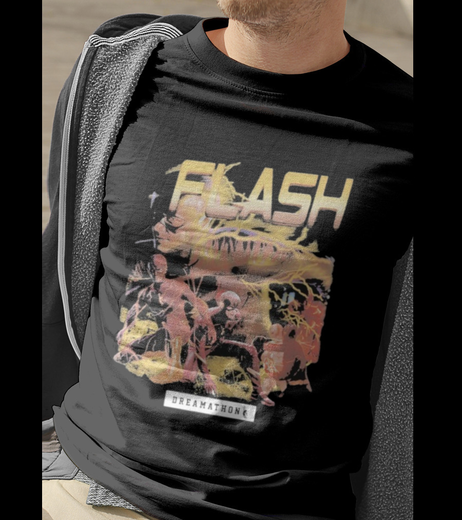 Flash Dreamathon Comic Heroes Lightning Collaboration T-Shirt