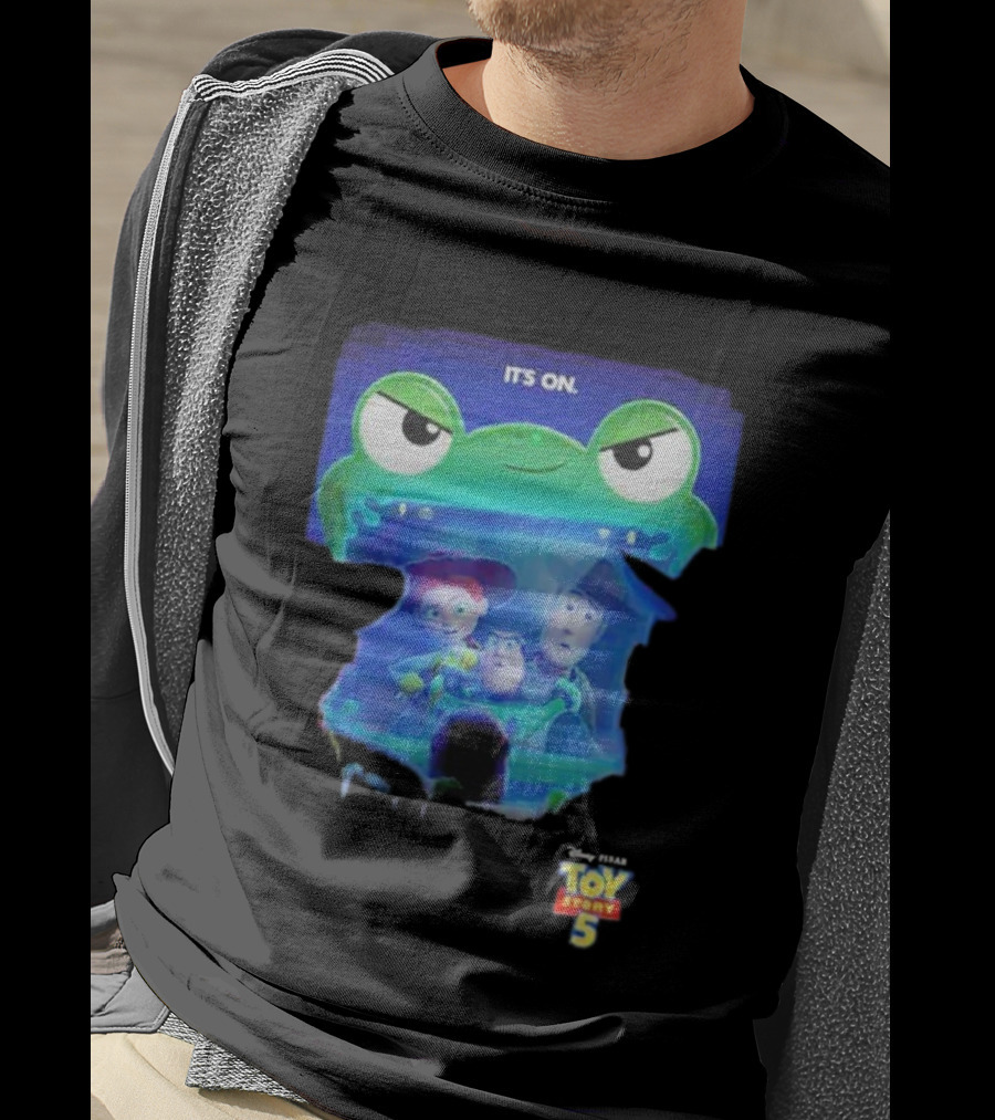It's On Toy Story 5 In Theaters June 19 2026 Pixar Animation Film Promotion T-Shirt