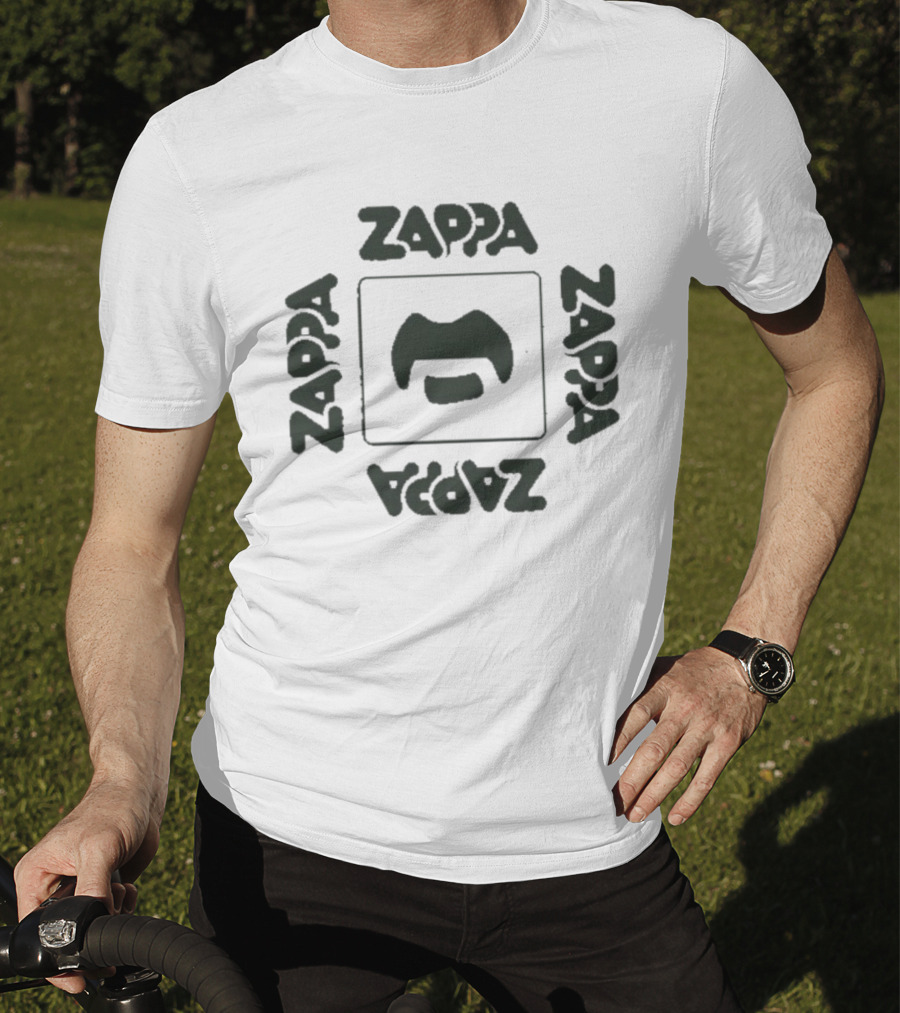 Zappa Zappa Iconic Facial Hair Motif T-Shirt