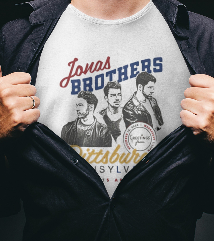 Jonas Brothers Pittsburgh Pennsylvania PPG Paints Arena November 12 2025 USA T-Shirt