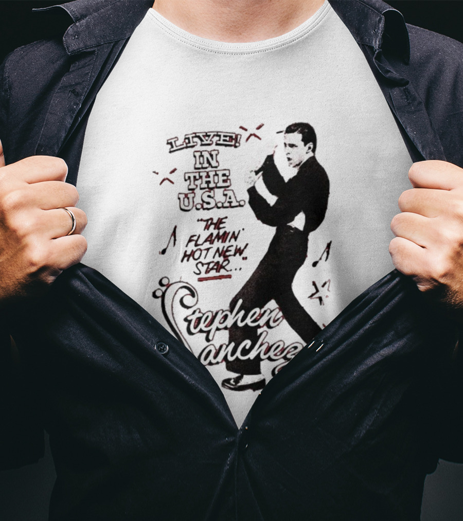 Stephen Sanchez Live In The USA Flamin’ Hot Star Retro Style T-Shirt