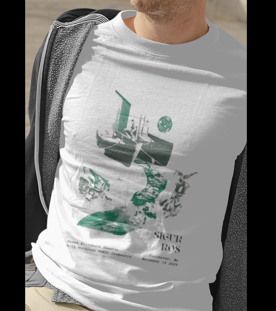 Sigur Ros 11 12 2025 Vancouver BC Queen Elizabeth Theatre Event T-Shirt