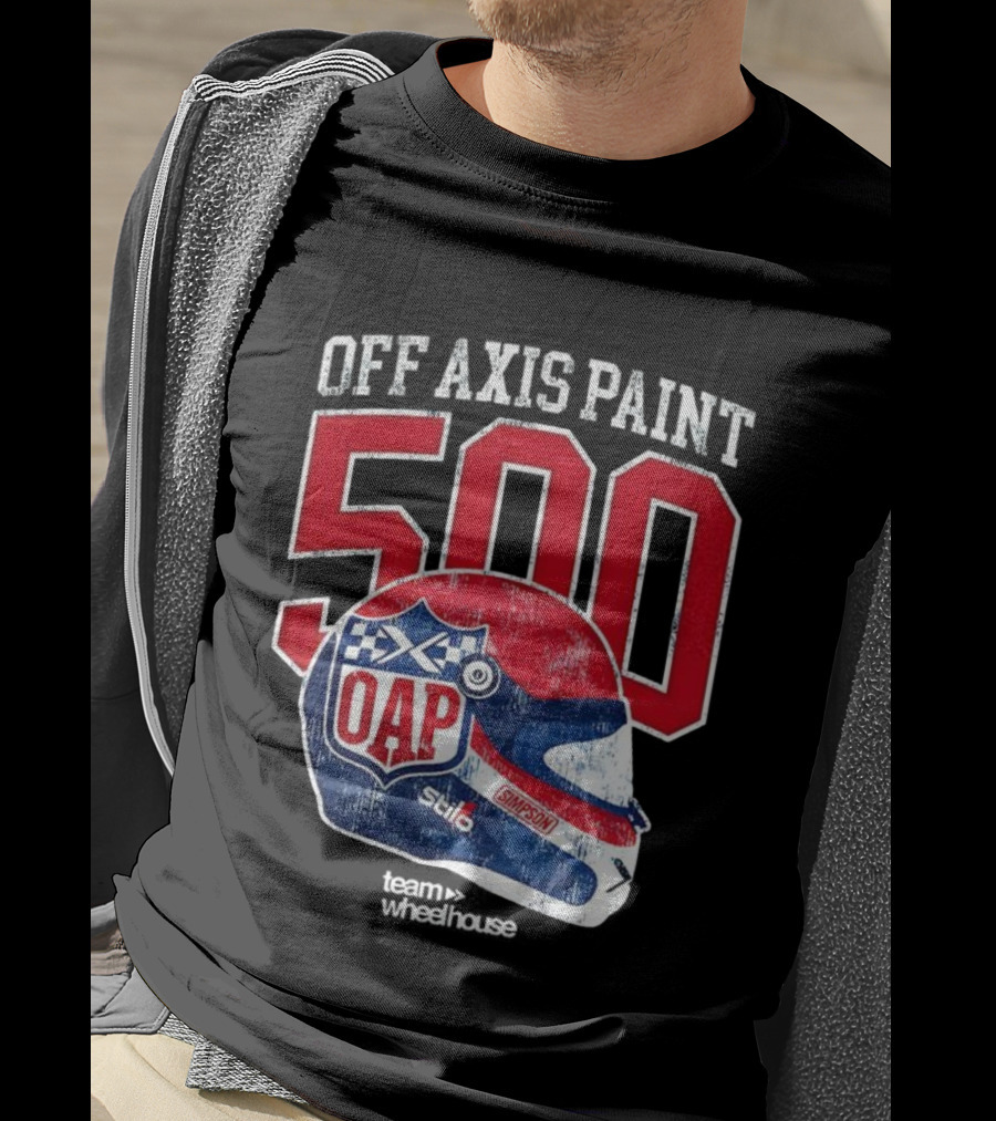 Off Axis Paint 500 OAP Helmet Stilo Simpson Racing T-Shirt