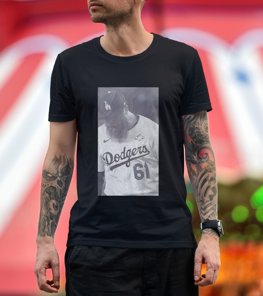Will Klein 61 Los Angeles Dodgers MLB Baseball Vintage 2025 Commemorative Apparel T-Shirt