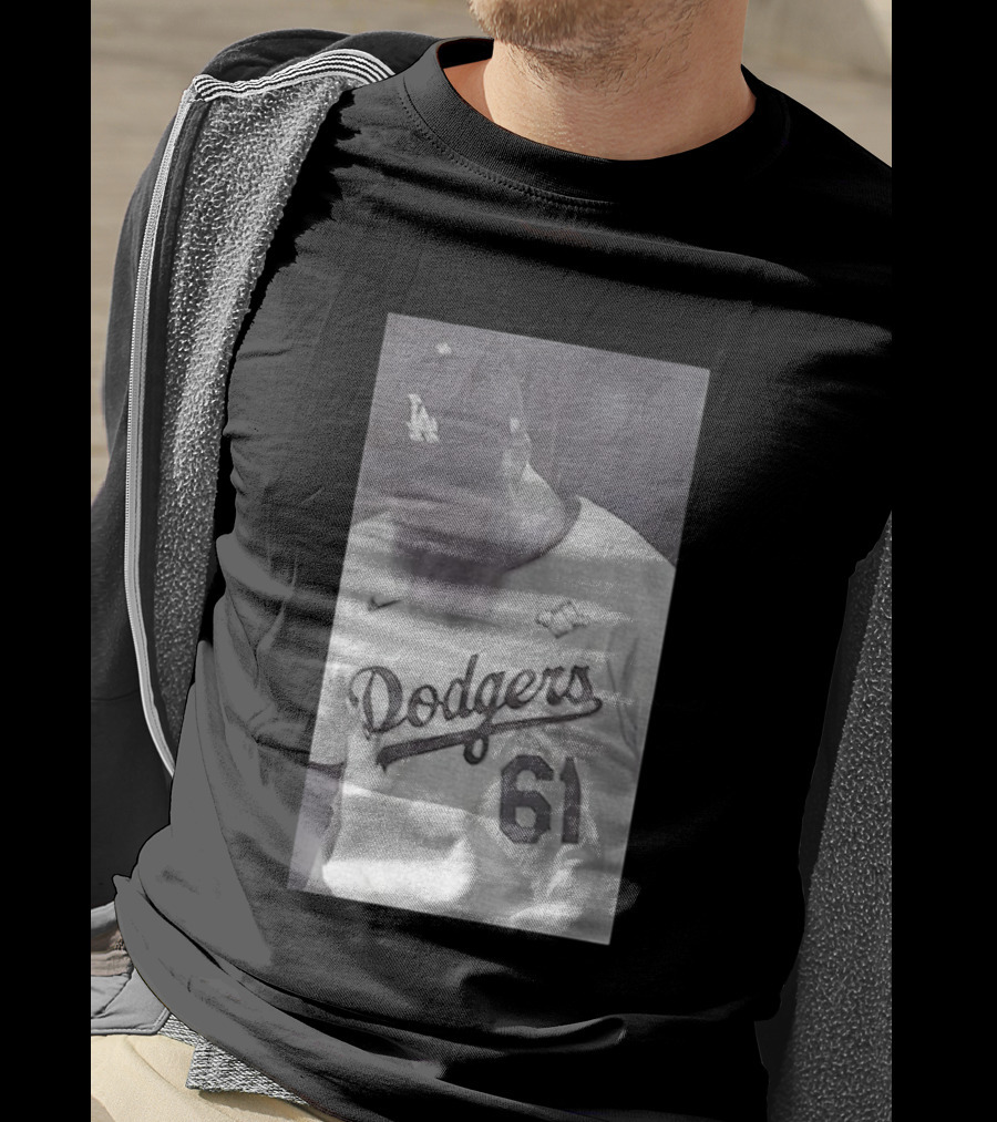 Will Klein 61 Los Angeles Dodgers MLB Baseball Vintage 2025 Commemorative Apparel T-Shirt