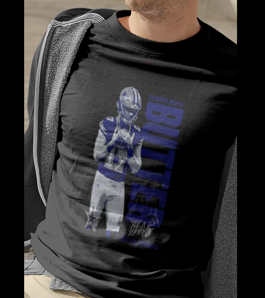 Brandon Aubrey 17 Butter Dallas Cowboys NFL Football Signature 2025 T-Shirt