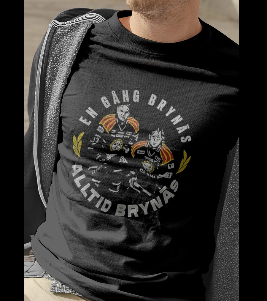 Alltid Brynäs IF En Gang Brynäs Hockey Team Illustrations T-Shirt