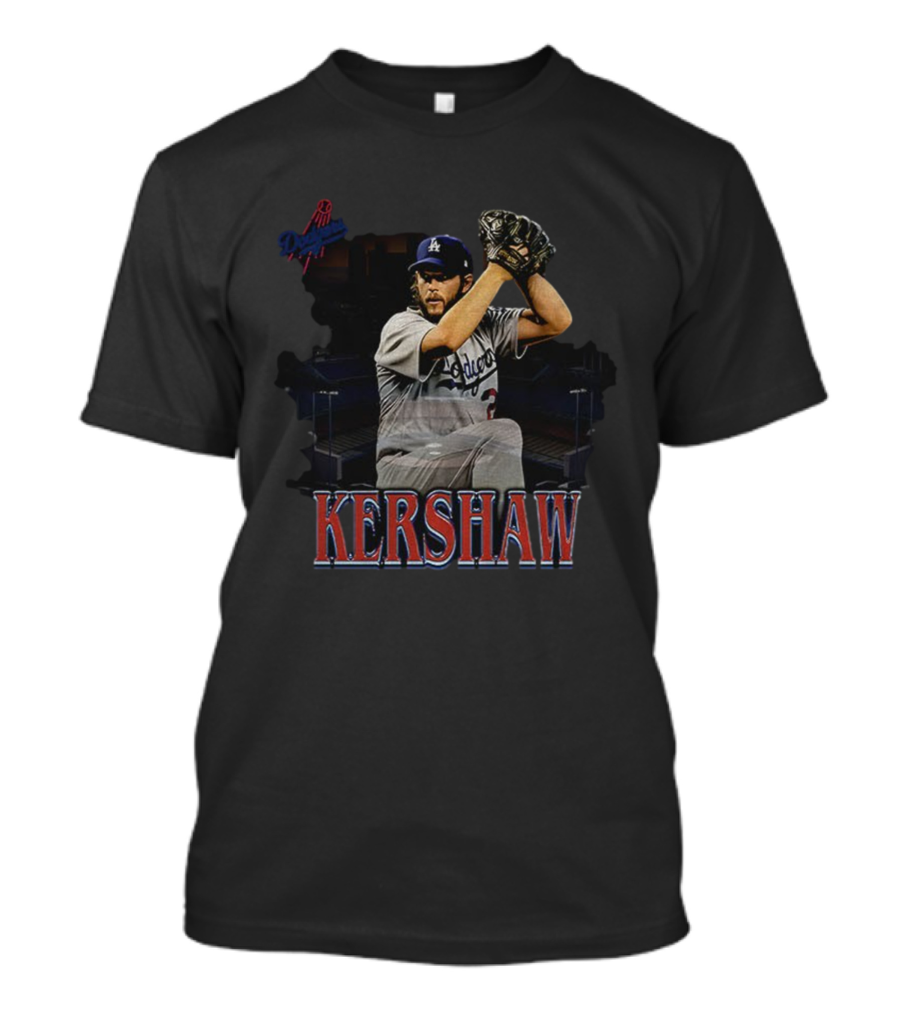 Clayton Kershaw Los Angeles Dodgers Pitching MLB Baseball World Series 2025 T-Shirt