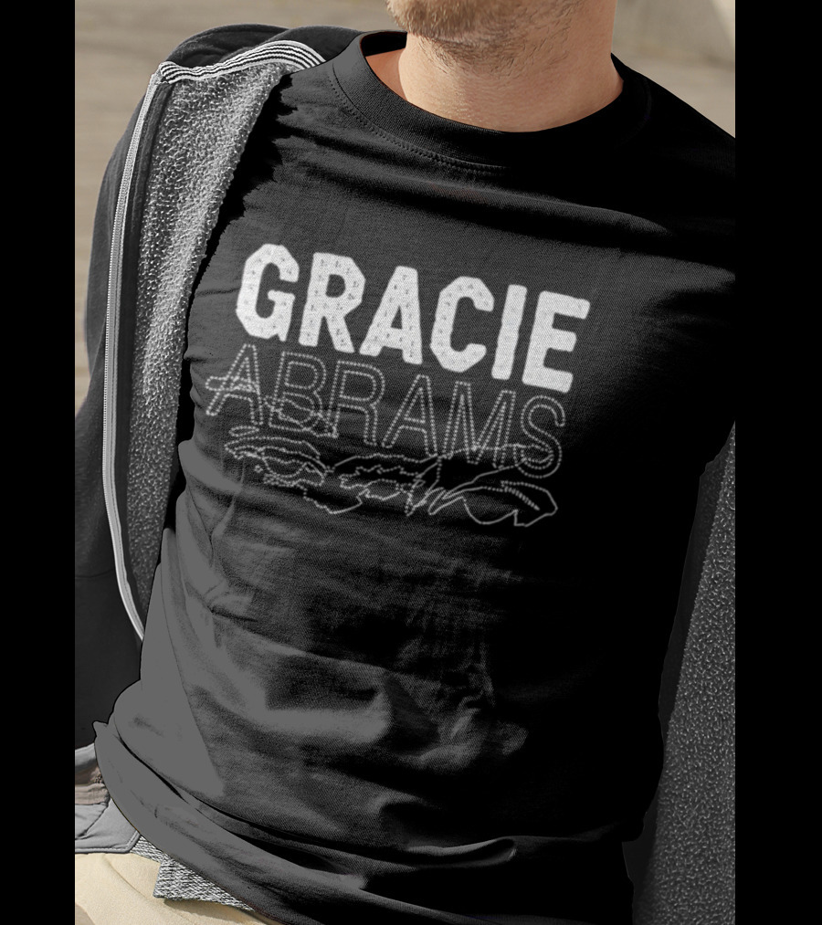 Gracie Abrams Letter Repeat With Signature Line Art T-Shirt