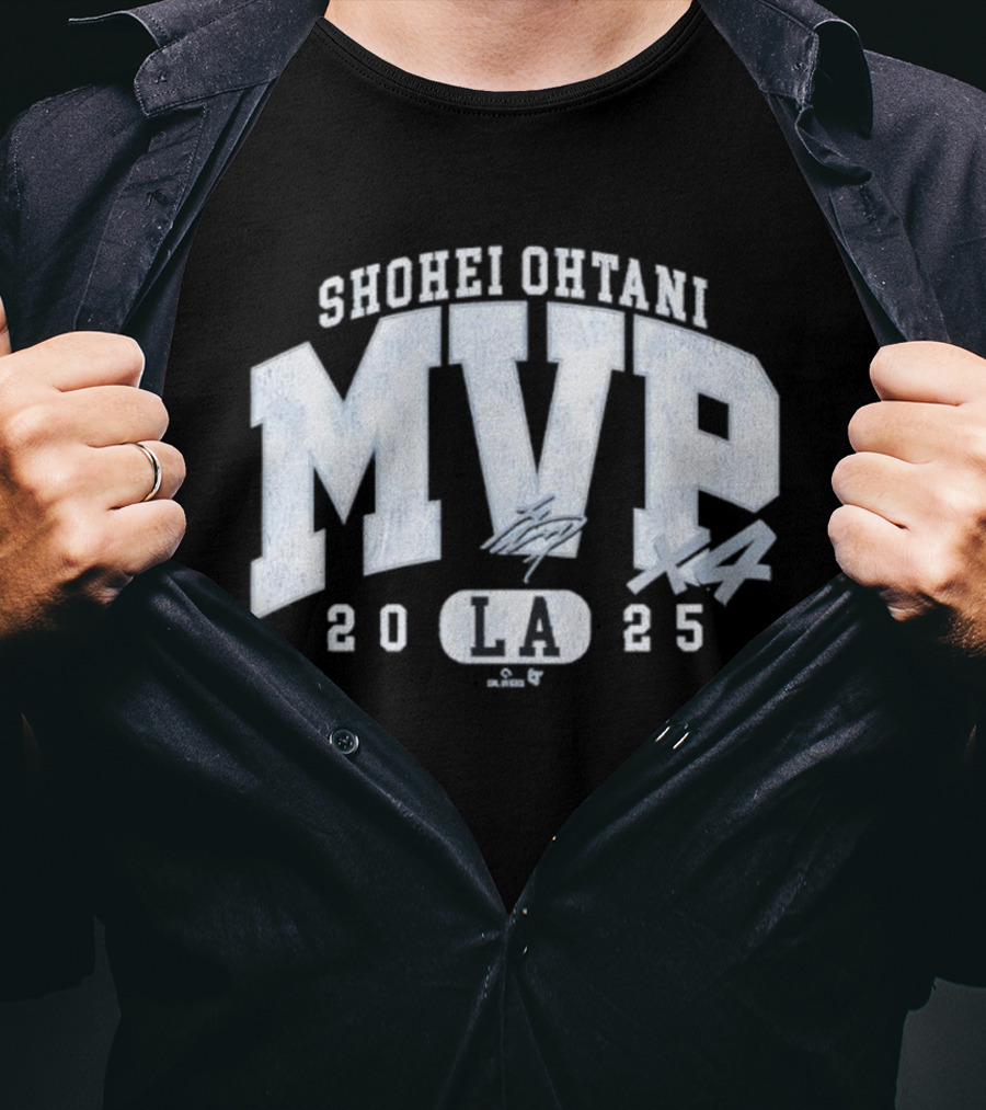 Shohei Ohtani MVP 2025 LA Signature T-Shirt