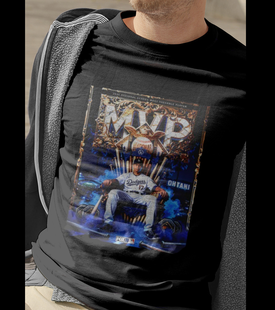 Shohei Ohtani 2025 National League MVP Los Angeles Dodgers FOX MLB Baseball T-Shirt