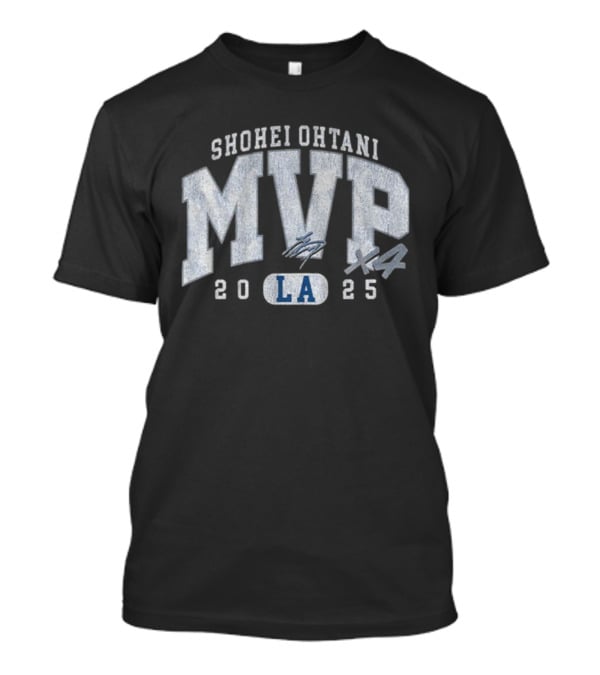 Shohei Ohtani MVP 2025 LA X4 T-Shirt