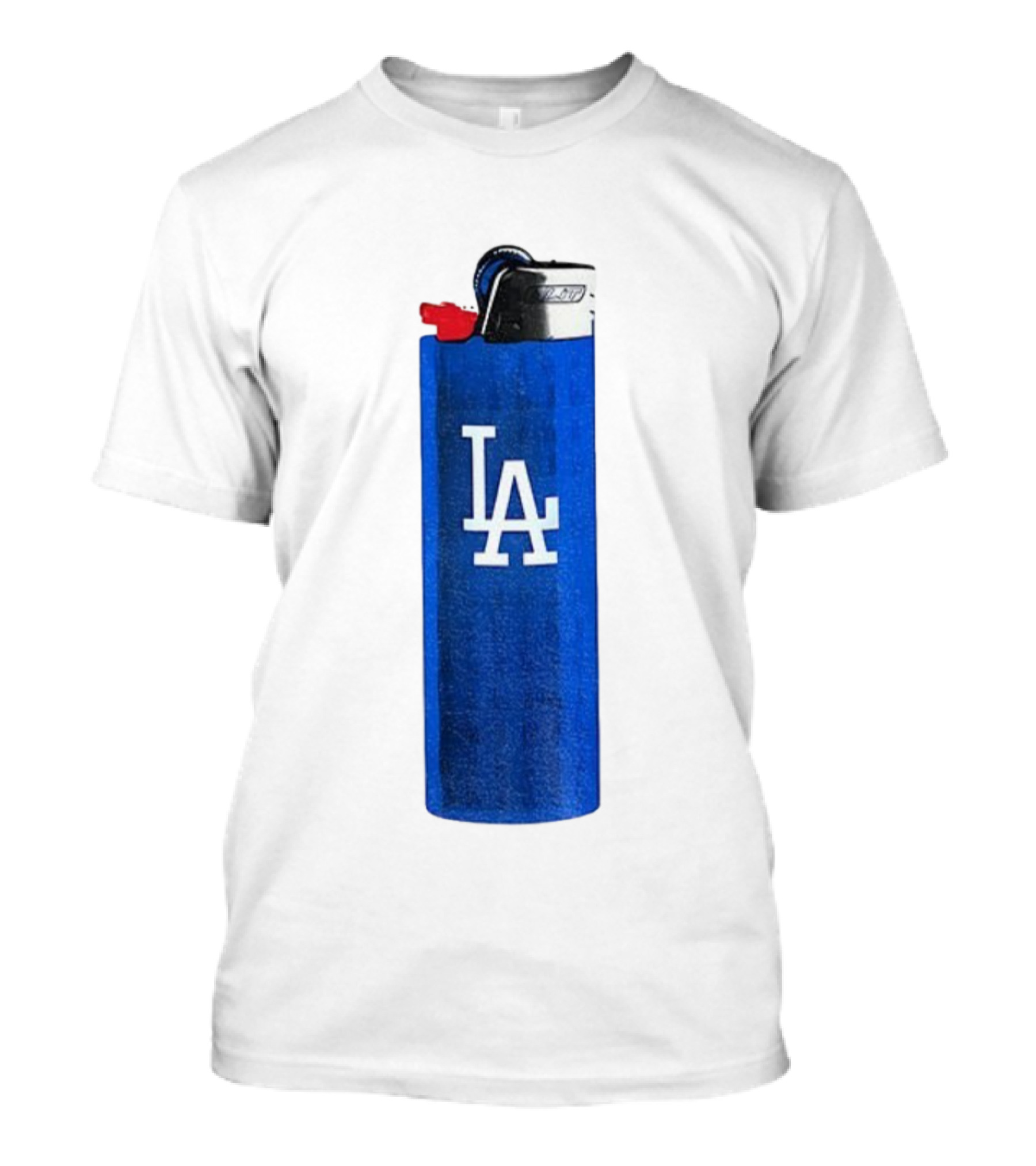 Los Angeles Dodgers MLB Baseball LA Blue Lighter T-Shirt