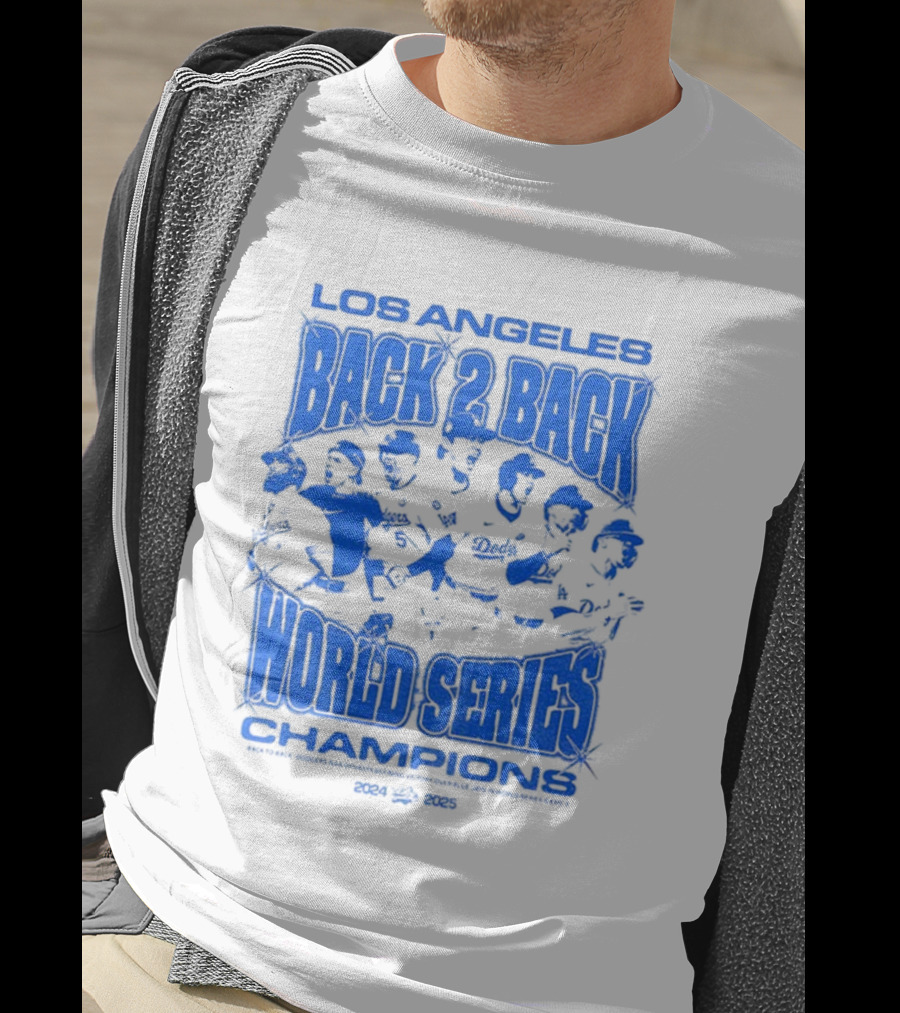 Los Angeles Back 2 Back World Series Champions 1992-1993 T-Shirt