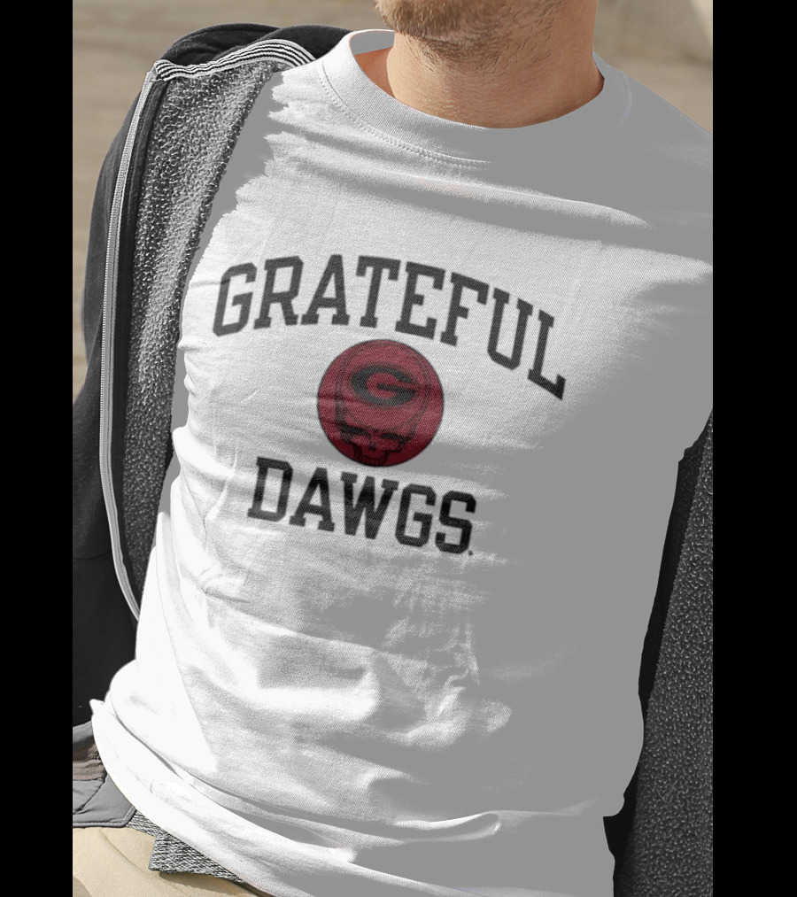 University Of Georgia Grateful Dead Dawgs Skull Logo T-Shirt