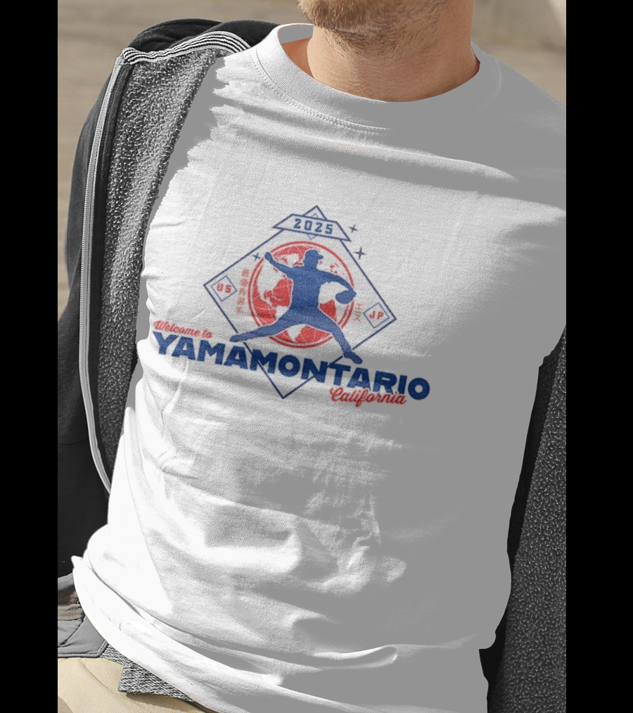 Los Angeles Dodgers Yoshinobu Yamamoto Yamamontario California 2025 World Series T-Shirt