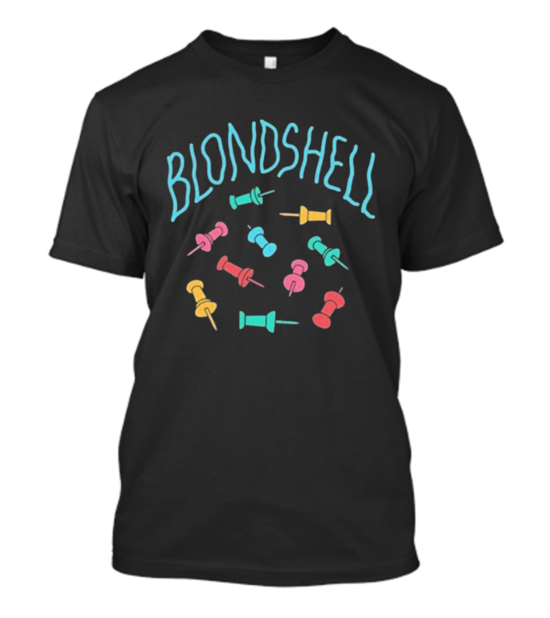 Blondshell Colorful Thumbtack Collection T-Shirt