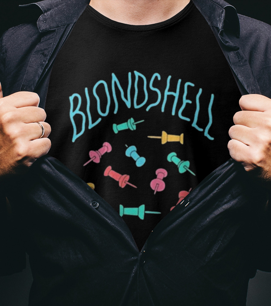 Blondshell Colorful Thumbtack Collection T-Shirt