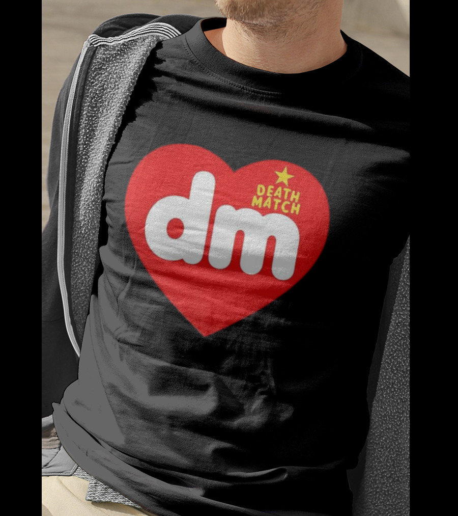 DM DeathMatch Heart Beanbag Bear T-Shirt
