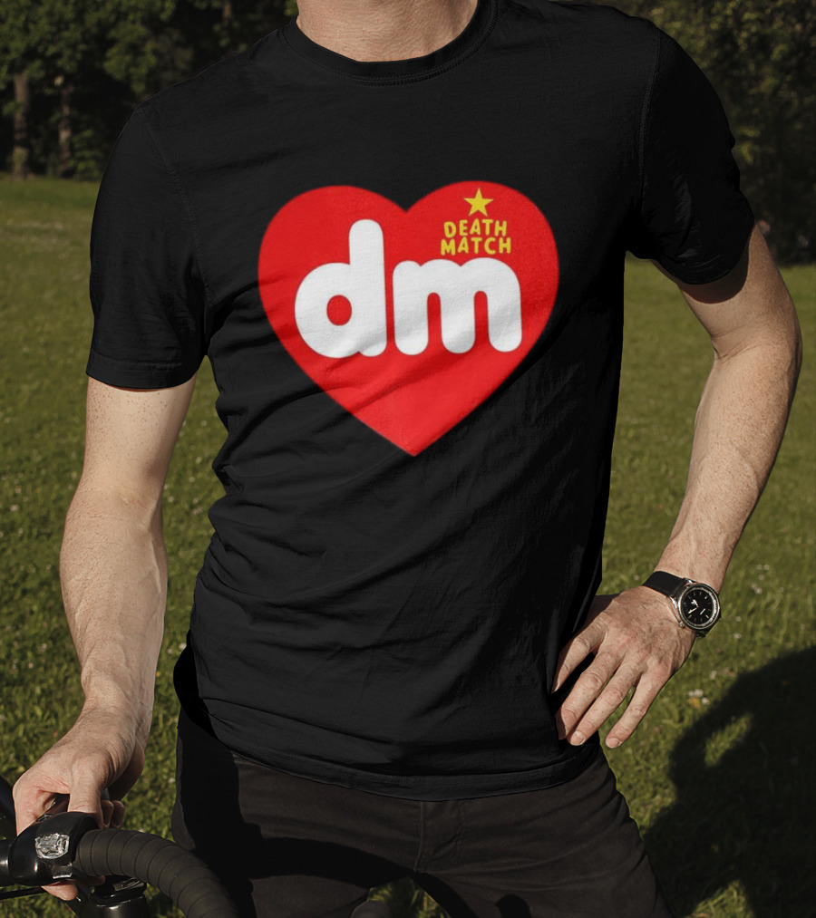 DM DeathMatch Heart Beanbag Bear T-Shirt