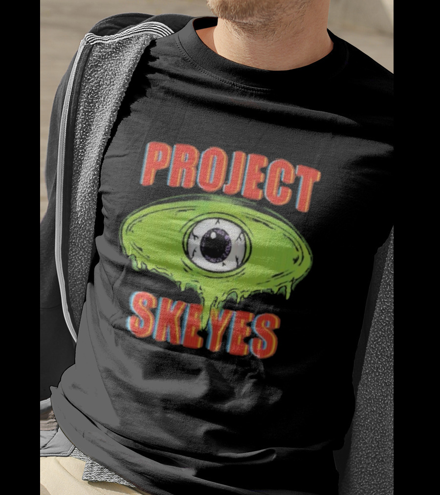 Project Skeyes Groovy Society Eye Motif T-Shirt