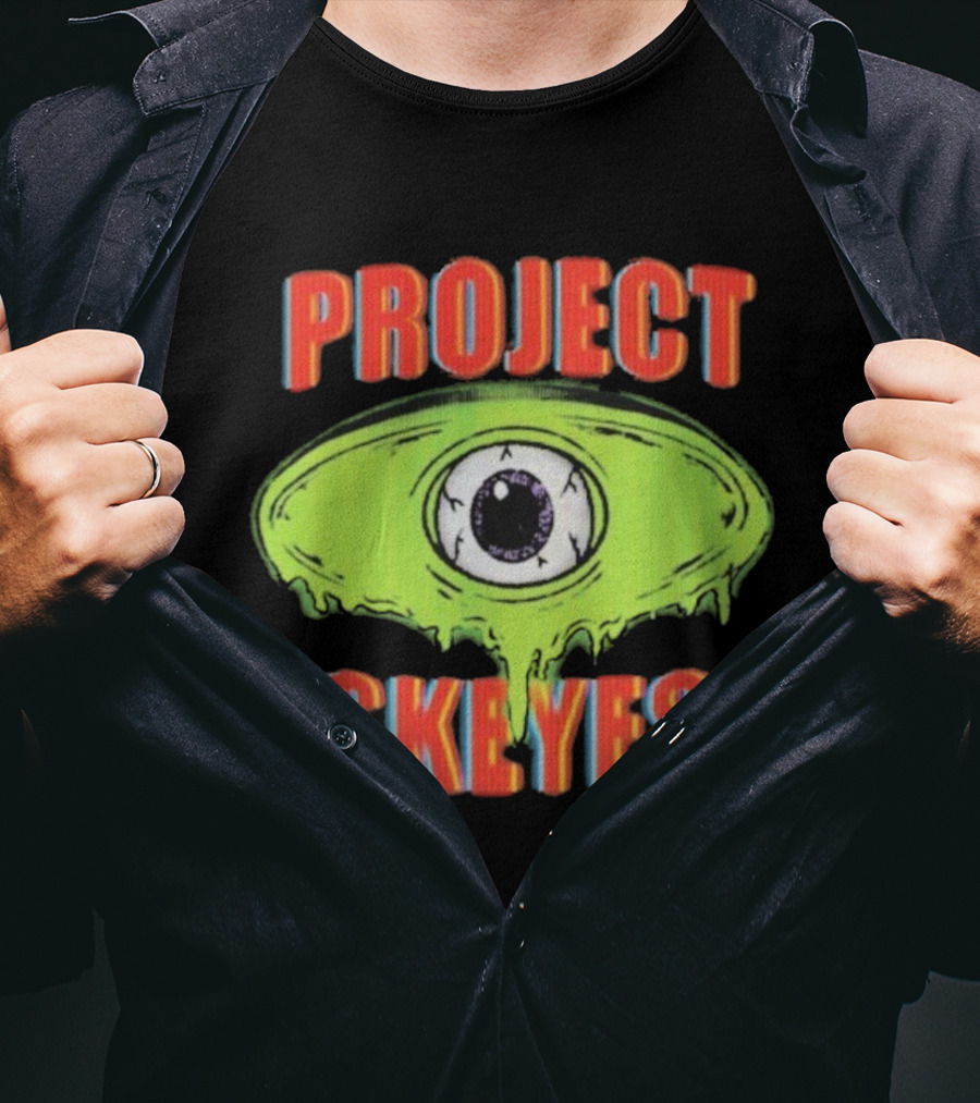 Project Skeyes Groovy Society Eye Motif T-Shirt