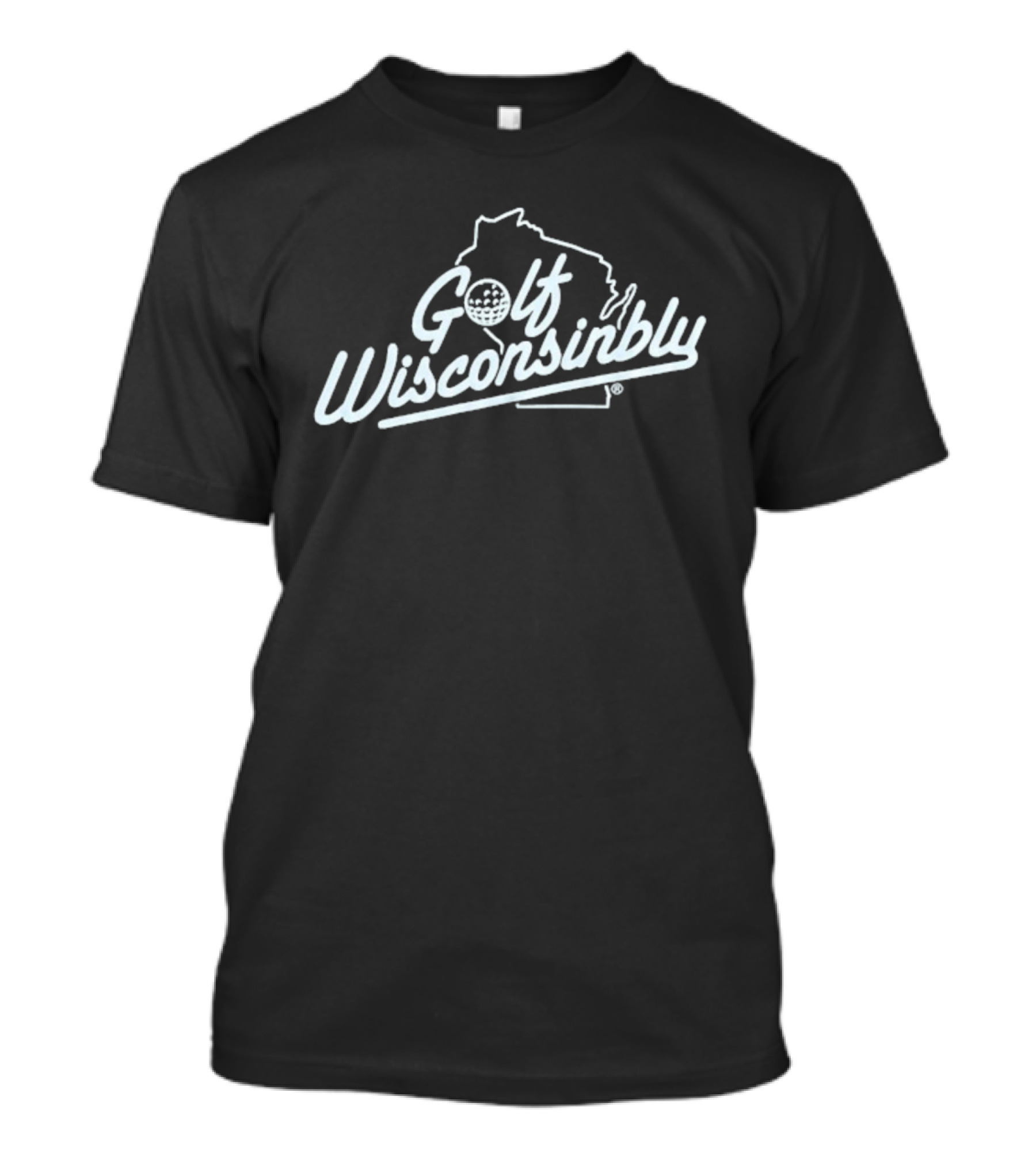 Golf Wisconsinbly Wisconsin State Golf Ball T-Shirt
