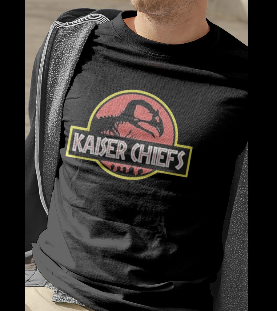 Kaiser Chiefs Jurassic Park T-Rex Skeleton Collaboration T-Shirt