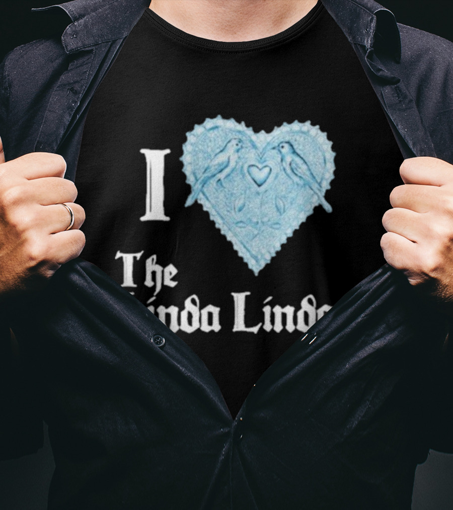 I Love The Linda Lindas Heart With Birds T-Shirt