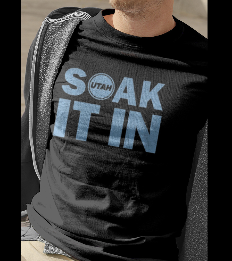 Utah Mammoth Hockey Soak It In 2025 NHL T-Shirt