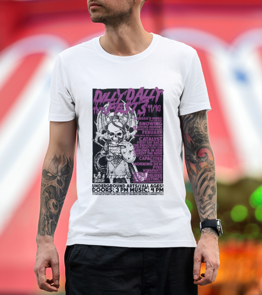 Dilly Dally Fest 2025 Philadelphia Featuring Carissa's Wierd Snõõwing And More T-Shirt