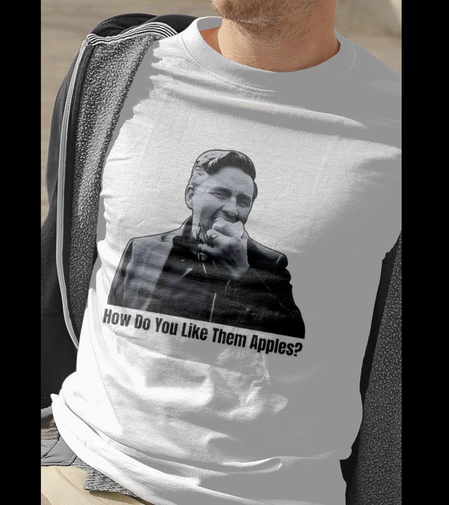 Pierre Poilievre Eating Apple Meme How Do You Like Them Apples T-Shirt